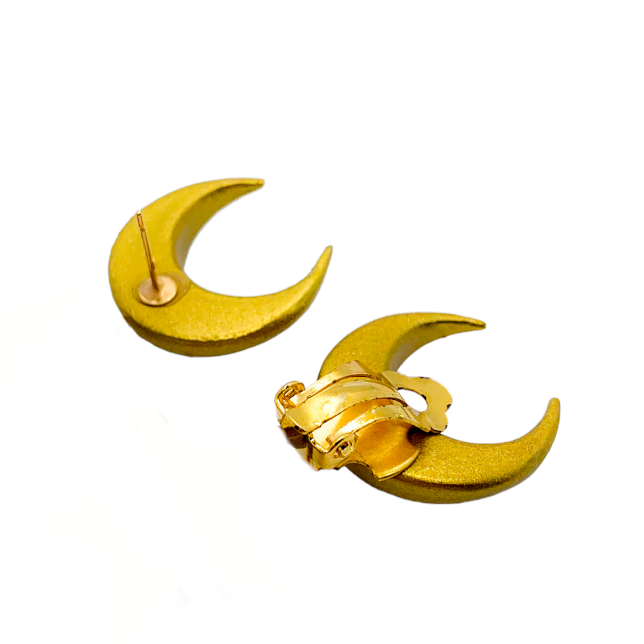 Moon crescent Super S earrings